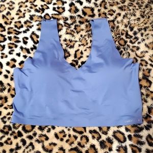 Lucky Brand Super Soft Women's Large Blue Padded Sports Bra